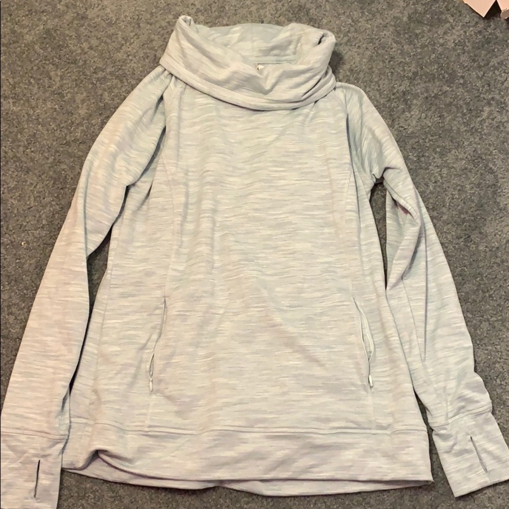 Turtleneck sweatshirt!